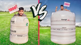 Surviving in different budgets water tank challenge [upl. by Leak]