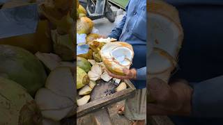 Nariyal Pani wala op 🔥🥹 ytshorts streetfood coconut [upl. by Dnomal]