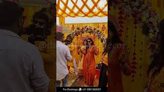 Vibrant terrace haldi decoration in Bhubaneswar haldi sangeet weddingdance wedding shortsvideo [upl. by Dierolf]