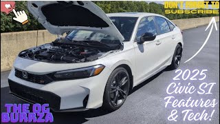 2025 Honda Civic SI Walkaround Features amp Tech [upl. by Ardnu]