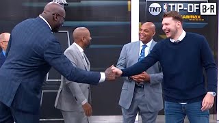 Luka Doncic Joins Inside the NBA [upl. by Nomyar]