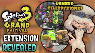 Grand Festival Has Been Extended  Splatoon 3 News [upl. by Jochbed247]