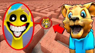 Can HORROR SPRUNKI find me in a MAZE Gmod Sandbox [upl. by Lindie]