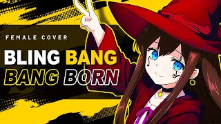 BlingBangBangBorn Mashle OP  Female Cover by Shiro Neko [upl. by Zeni]