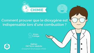 ⌚🧪Comment prouver que le dioxygène est nécessaire lors dune combustion  ‖PhysiqueChimie‖ Collège [upl. by Miguel]