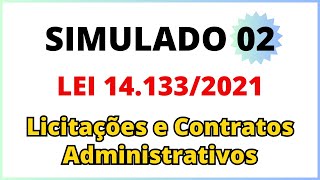 SIMULADO Lei 141332021  Lei de Licitações e Contratos Administrativos  10 Questões [upl. by Doralynn]