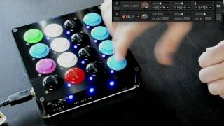 MidiFighter Mapping for Traktor Pro [upl. by Kipper766]