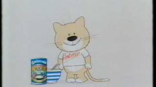 Ambrosia Creamed Rice advert animated cat 1980s [upl. by Dworman428]