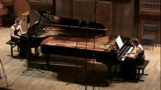 Chopin Rondo in C for two pianos op 73 posth [upl. by Nirtiak]