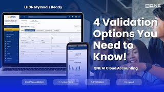 QNE AI Cloud Accounting 4 Validation Options You Need to Know [upl. by Nickolai]