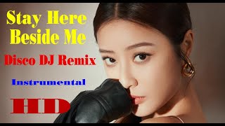 Stay Here Beside Me  Don Amore  Disco DJ Remix  Instrumental  HD [upl. by Ahseuqram]