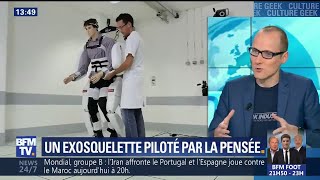 Cet exosquelette est piloté par la pensée [upl. by Asyl]