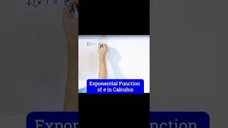 Understanding the Derivative of the Exponential Function [upl. by Cacia]