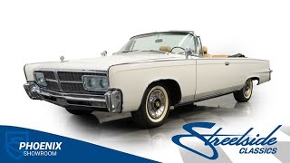 1965 Chrysler Imperial Crown Convertible 3786PHX for sale  Charlotte Atlanta Dallas Tampa [upl. by Abdella]