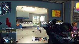 FaZe Pamaj First Black Ops 2 Sniper Montage [upl. by Anikal920]