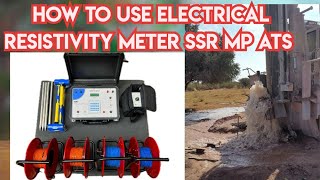 SSR MP ATS Resistivity meter video groundwater youtube resistivity exploration geology water [upl. by Linneman]