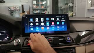 Contachilometri digitale BMW serie 5 F10 F11  Cartablet 123quot CARKIT [upl. by Esinaj]