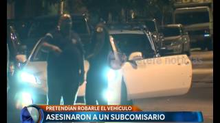 Asesinaron a un subcomisario en Parque Chacabuco  Telefe Noticias [upl. by Sackville]