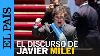 ARGENTINA  El discurso de Javier Milei como presidente  EL PAÍS [upl. by Waldemar]