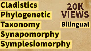 Cladistics  Phylogenetic Taxonomy  Synapomorphy  Symplesiomorphy  CSIR NET Life Sciences [upl. by Marquis]