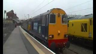 DRS Class 37087 47501 amp 20309 At Crewe 16th March 2011 [upl. by Eryt]