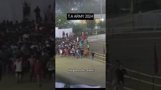 TA rally 2024 ll belagavi running army armylover shorts trending drbroshorts [upl. by Auqenwahs]