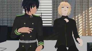 Yuus Had Enough  MikaYuu MMD [upl. by Waxman]