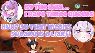 【Liars Bar】Okayu Is Too Gullible to Play This Game【Hololive Clip Eng Sub】 [upl. by Sinaj]