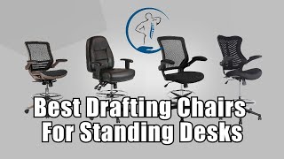 Best Drafting Chairs for Standing Desks  Office Factor  Modway Veer  Flash Furniture  Harwick [upl. by Heshum641]