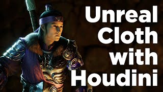 How I fix Unreal Cloth from going crazy Simulate in Houdini [upl. by Shaylyn]