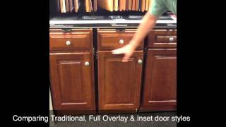 Kitchen Cabinet Door Styles Comparing Traditional Full Overlay [upl. by Chara]