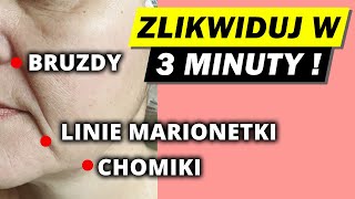 ZAMIAST WYPEŁNIACZY 💉 ĆWICZENIA na BRUZDY wargowonosowe  CHOMIKI  Linie Marionetki ❗ Masaż  Joga [upl. by Kerrie]