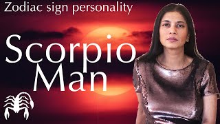 Scorpio Man zodiac sign personality [upl. by Lahcsap]