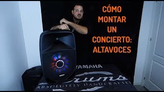 Cómo montar un concierto Altavoces activos o altavoces pasivos [upl. by Llehcnom]