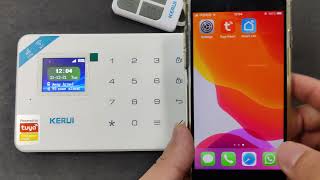 Host KERUI W181 Alarm System how to set alarm phone number amp alarm SMS message [upl. by Aglo876]