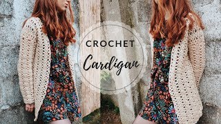 Crochet Cardigan Tutorial [upl. by Nek290]