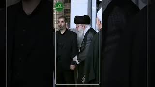 📹 The moment when Imam Khamenei entred the Imam Khomeini r Musalla to attend Friday Prayer prayer [upl. by Moira]