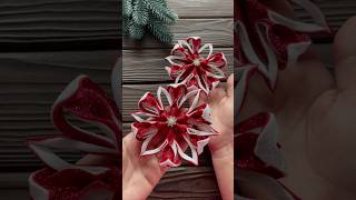 How to Make SnowFlake Christmas Ornaments Christmas Decorations Tutorial [upl. by Phenice]