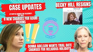 Kouri Richins Hit With 8 New Charges Donna Adelson Update amp Becky Hill Presser [upl. by Aidnic438]