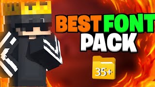 Best Font Pack For Minecraft Videos and Thumbnail [upl. by Htabazile]