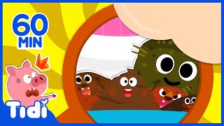 Best POO Song amp Comic Laughter Songs Compilation 60M 😁  Happy Nursery Rhymes for Kids amp Toddlers [upl. by Notrem]