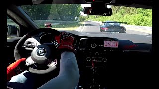 Megane 4 RS Trophy R Nurburgring 731 Lap Time GT Performance VS 9912 GT3 RS [upl. by Ymorej]