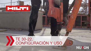 Martillo perforador a batería Nuron TE 3022 Configuración y uso [upl. by Aikemit]