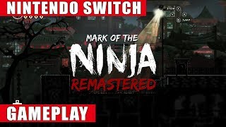 Mark of the Ninja Remastered Nintendo Switch Gameplay [upl. by Ynnek]