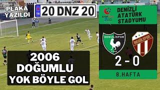 Denizlispor 20 İnegölspor  2006 Doğumlu Mustafa KAÇANdan Mükemmel GOL⚫️🟢🐓 [upl. by Yerac288]