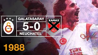 Nostalji Maçlar  19881989 Sezonu Galatasaray 5  0 Neuchatel Xamax [upl. by Parrisch]