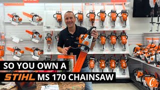 So You Own ASTIHL MS 170 Chainsaw [upl. by Francyne908]