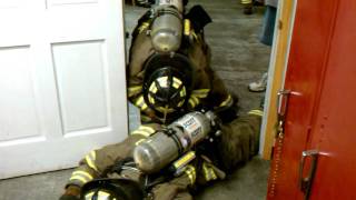 HQ Firefighter SCBA Training  Buddy Breathing  Rescue [upl. by Cristal]