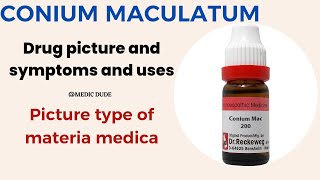 Conium maculatum Homoeopathic Medicine Symptoms and uses [upl. by Suivat893]