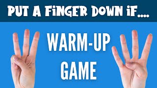 Put A Finger Down Game  Fun Ice Breaker Game [upl. by Zoha]